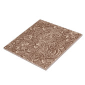 William Morris Indian, Taupe Tan und Beige Fliese (Seite)