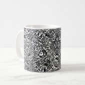 William Morris Indian, White and Black Kaffeetasse (Vorderseite Links)