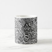 William Morris Indian, White and Black Kaffeetasse (Mittel)