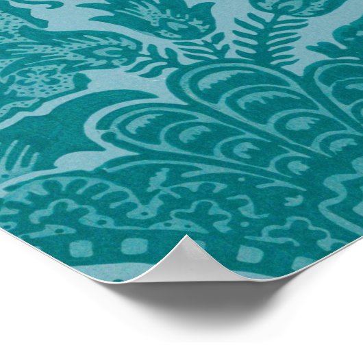 William Morris Indianermuster Poster (Ecke)