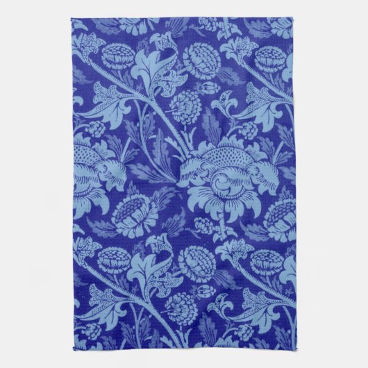 William Morris - Indigo Blue Wey Fabric Geschirrtuch (Vertikal)