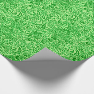 William Morris Indisch, Limette und Kiwi Grün Geschenkpapier