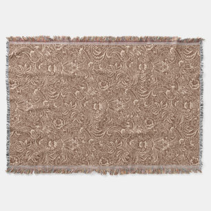 William Morris Indisch, Taupe Tan und Beige Decke