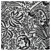 William Morris indisch, Weiß und Schwarzes Stoff (Nahaufnahme)