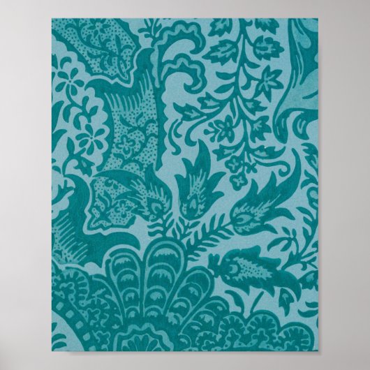 William Morris indisches Muster Poster (Vorne)