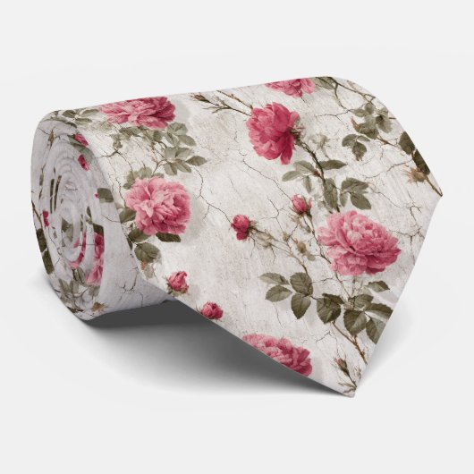 William Morris Inspirationsmuster Krawatte (Gerollt)