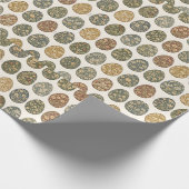 William Morris Inspired Botanical Easter Egg  Geschenkpapier (Ecke)