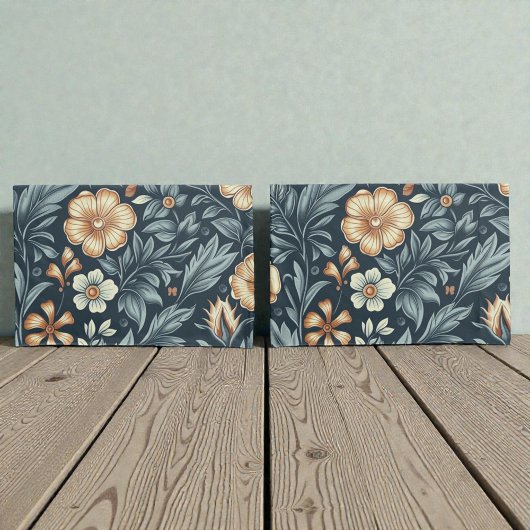William Morris Inspired Botanical Style Pattern Kissenbezug