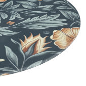 William Morris Inspired Botanical Style Pattern Schneidebrett (Ecke)