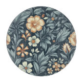 William Morris Inspired Botanical Style Pattern Schneidebrett (Vorderseite)