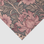 William Morris Inspired Floral Pattern Seidenpapier (Ausschnitt)