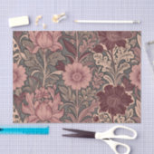 William Morris Inspired Floral Pattern Seidenpapier (Handwerk)