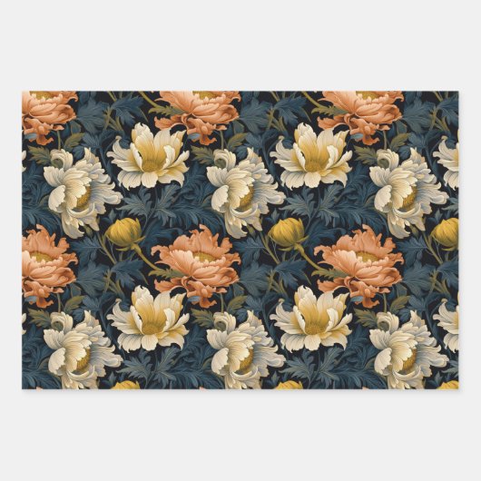 William Morris Inspiriert 2 Geschenkpapier Set (Vorderseite)