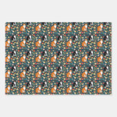 William Morris Inspiriert Cats Vines & Blume Geschenkpapier Set (Vorderseite 3)