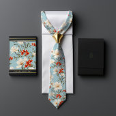 William Morris-Inspiriert Cherry Blossom Floral Krawatte