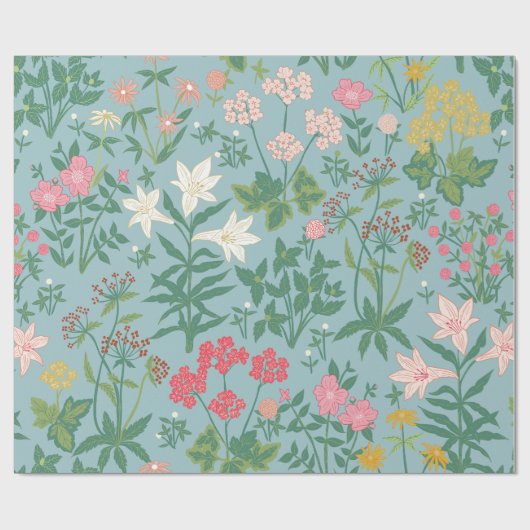 William Morris Inspiriert Frühjahrsmuster Geschenkpapier (Flach)