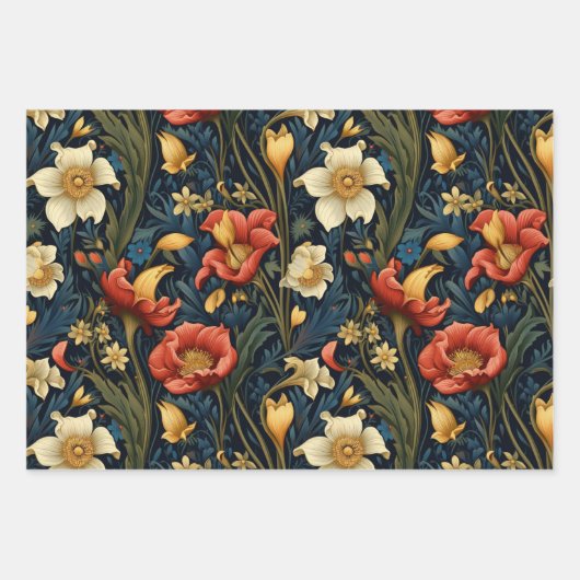 William Morris Inspiriert Geschenkpapier Set (Vorderseite 2)