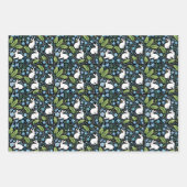 William Morris Inspiriert Hirsche, Fox und Kaninch Geschenkpapier Set (Vorderseite 3)