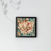 William Morris Inspiriert Honeysuckle Floral Texti Fotodruck