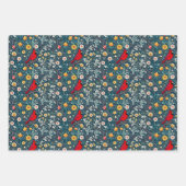 William Morris Inspiriert Kardinäle, Weinkeller un Geschenkpapier Set (Vorderseite 2)