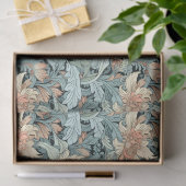 William Morris inspiriert Pastellblauer Elfenbeinp Seidenpapier (Geschenk)