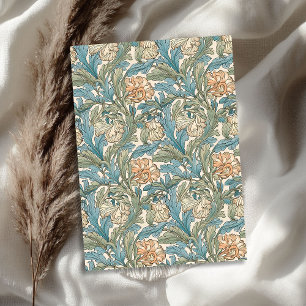 William Morris inspiriert Pastellgrün Seidenpapier