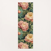 William Morris-Inspiriert Peony Floral Gemustert Yogamatte (Vorderseite)