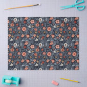 William Morris inspiriert Rosa-Rosa Seidenpapier (Basteln)