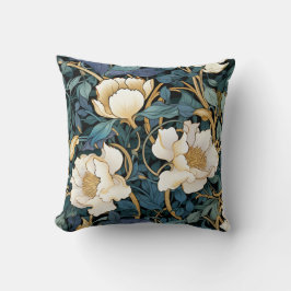 William Morris Inspiriert Throw Kissen große Blume