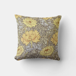 William Morris Inspiriert Yellow Botanical Kissen