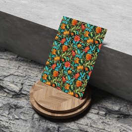 William Morris inspirierte Blume in lebendigen Far Seidenpapier