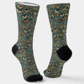 William Morris Inspirierte Butterfly Socks Socken (Gewinkelt)