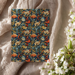 William Morris inspirierte farbenfrohe, lebendige  Seidenpapier