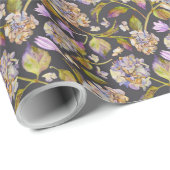 William Morris Inspirierte Floral Geschenkpapier (Rolleneckpunkt)