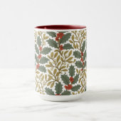 William Morris Inspirierte Holly & Mistletoe Tasse (Zentrum)
