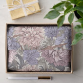 William Morris inspirierte staubrosa blass lila Seidenpapier (Geschenk)