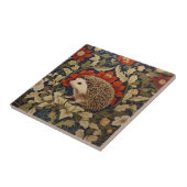 William Morris inspirierte Wald-Igel-Fliese Fliese (Seite)