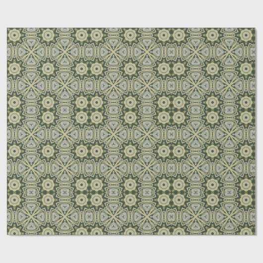 William Morris inspirierte weiche pastellgrüne For Geschenkpapier (Flach)