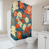 William Morris Inspirierter Duschvorhang (Beispiel)