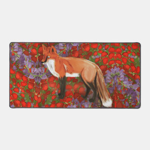 William Morris Inspirierter Fuchsschreibtischunter Schreibtischunterlage