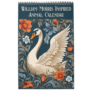 William Morris Inspirierter Tier Vintage Blumenkal Kalender