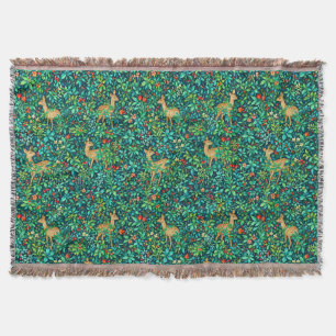 William Morris inspirierter Waldhirsch Decke