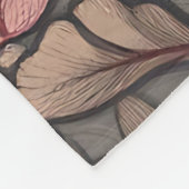 William Morris inspiriertes Blumenmuster Fleecedecke (Ecke)