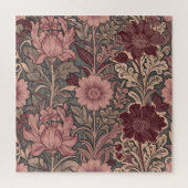 William Morris inspiriertes Blumenmuster Puzzle (Vertikal)