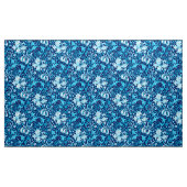 William Morris Iris und Lilie, Indigoblau Stoff (Yard (91,4 cm))