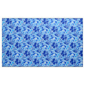 William Morris-Iris und Lilie, Kobalt-Blau Stoff (Yard (91,4 cm))