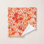 William Morris-Iris und Lilie, Mandarine Badhandtuch Set (Waschlappen)