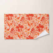 William Morris-Iris und Lilie, Mandarine Badhandtuch Set (Handtuch)