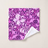 William Morris Iris und Lily, Amethyst Lila Badhandtuch Set (Waschlappen)