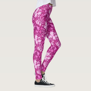 William Morris Iris und Lily, Amethyst Lila Leggings